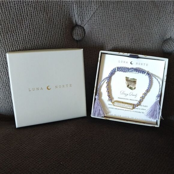 Luna Norte Jewelry - Luna🌙 Norte Lavender💜 Slide Closure Bracelet-NIB